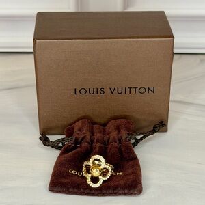 Louis Vuitton Gold Flower Ring – Size 7 | Box & Dust Bag